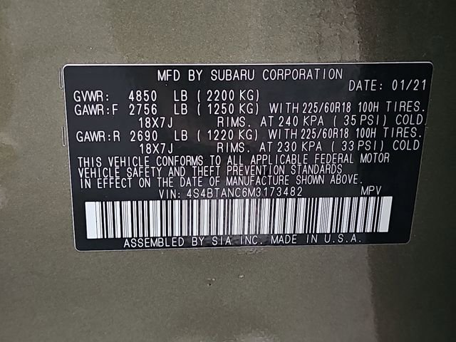 Used 2021 Subaru Outback Limited w/ Popular Package #2 image 35