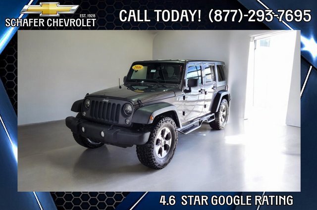Used 2016 Jeep Wrangler Unlimited Sport w/ Quick Order Package 24S