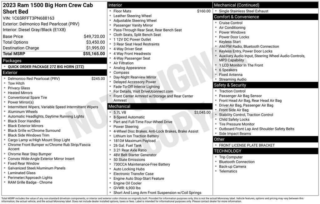 Used 2023 RAM 1500 Big Horn image 14