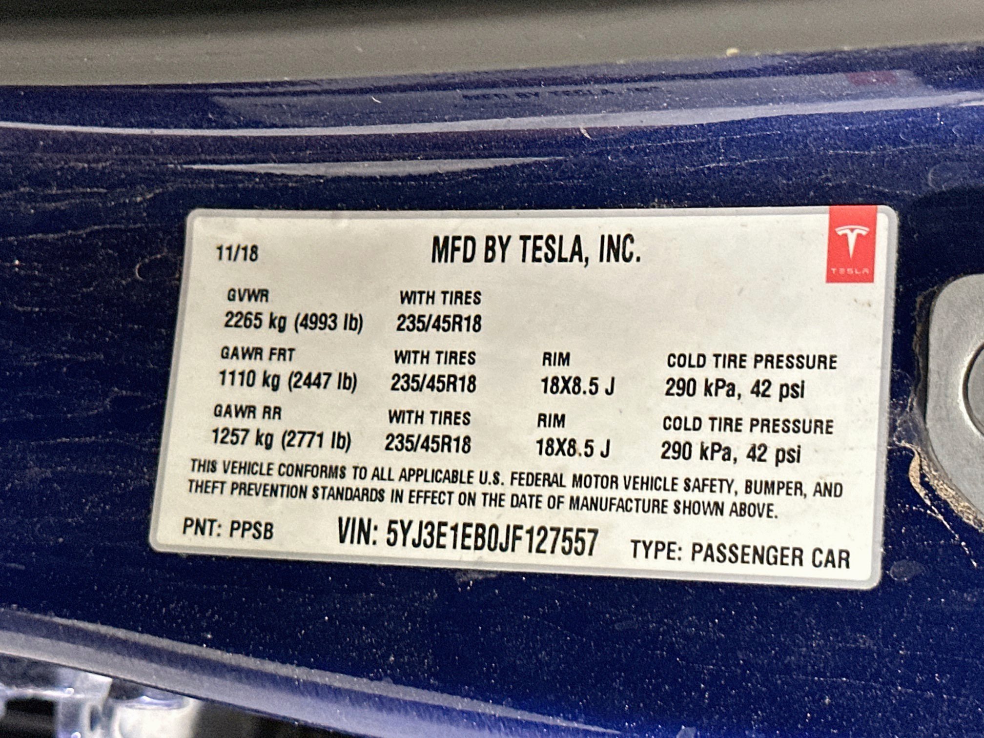 Used 2018 Tesla Model 3 Long Range AWD/4WD image 12