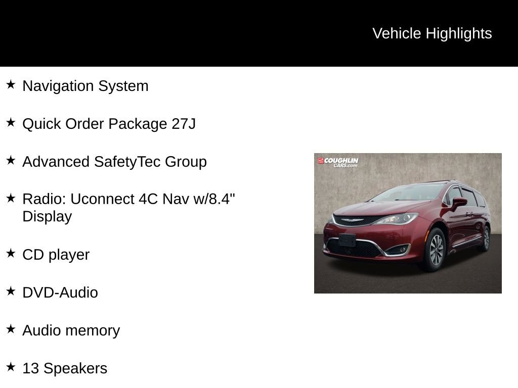 Used 2020 Chrysler Pacifica Touring-L Plus w/ Advanced Safetytec Group image 2