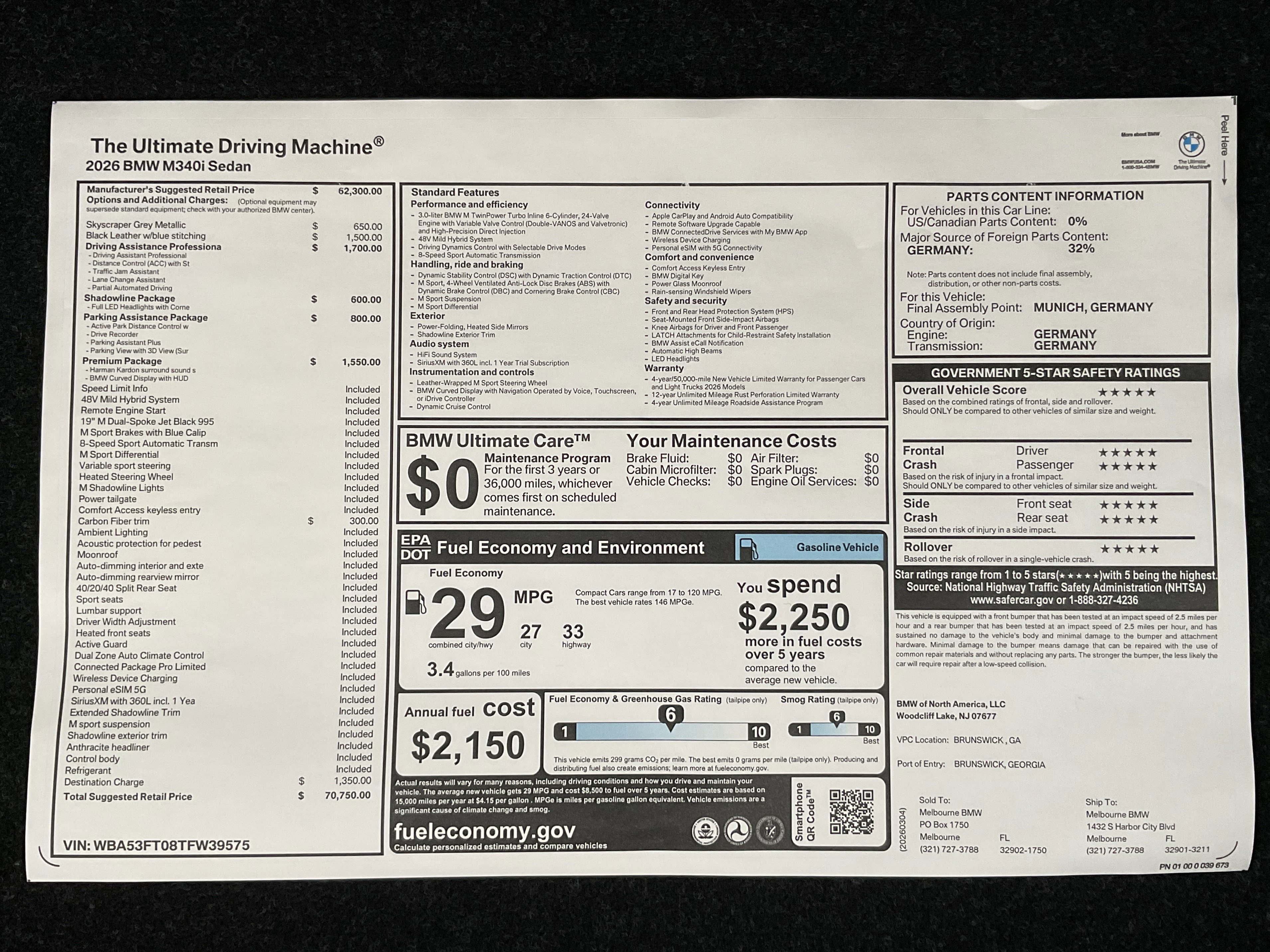 New 2026 BMW M340i Sedan image 38