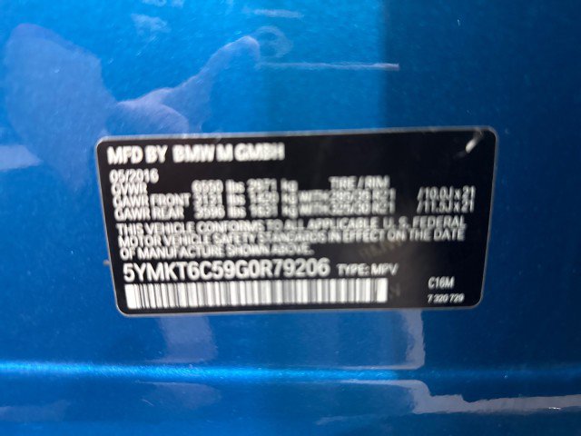 Used 2016 BMW X5 M Executive Pkg $109K MSRP image 85