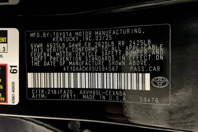 Certified 2025 Toyota Camry LE FWD image 44