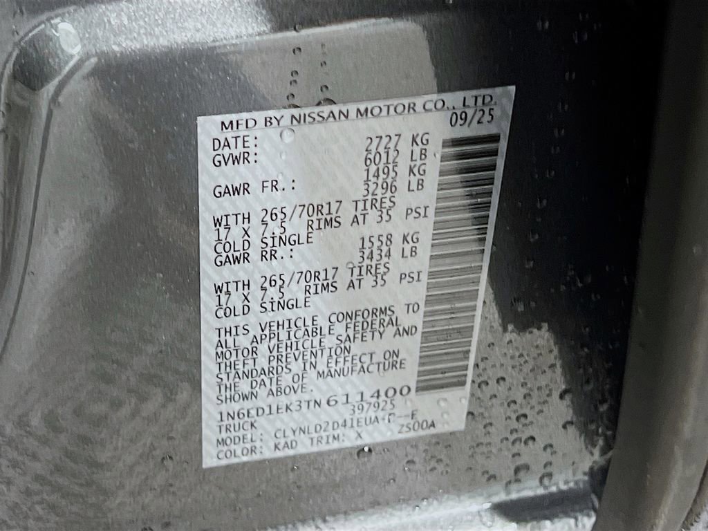 New 2026 Nissan Frontier PRO-4X w/ Pro-4x Convenience Package image 24