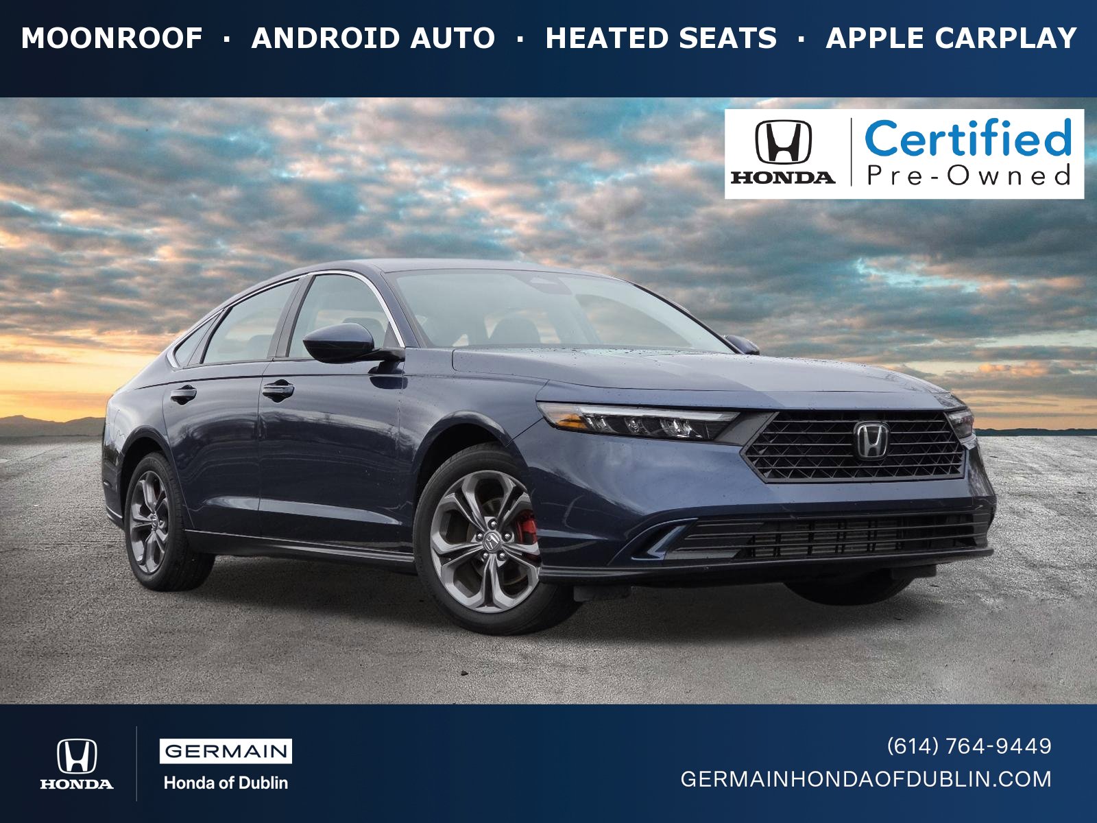 Certified 2023 Honda Accord EX