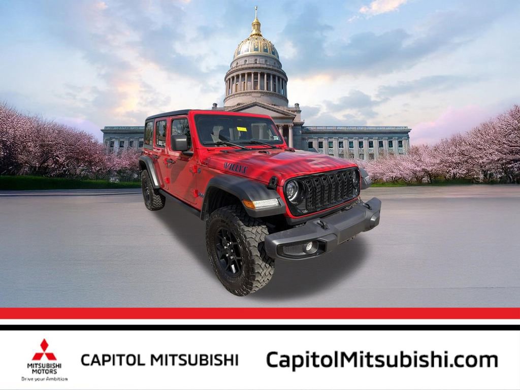 Used 2025 Jeep Wrangler Unlimited Sport S 4xe AWD/4WD image 1