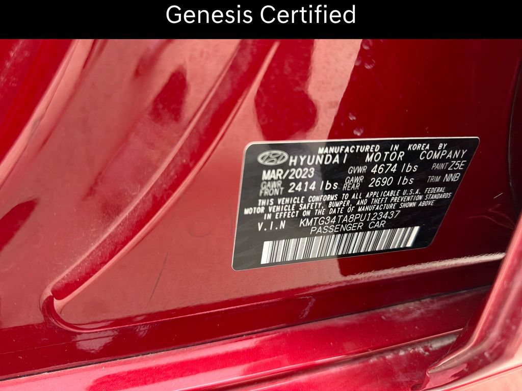 Certified 2023 Genesis G70 2.0T RWD image 18