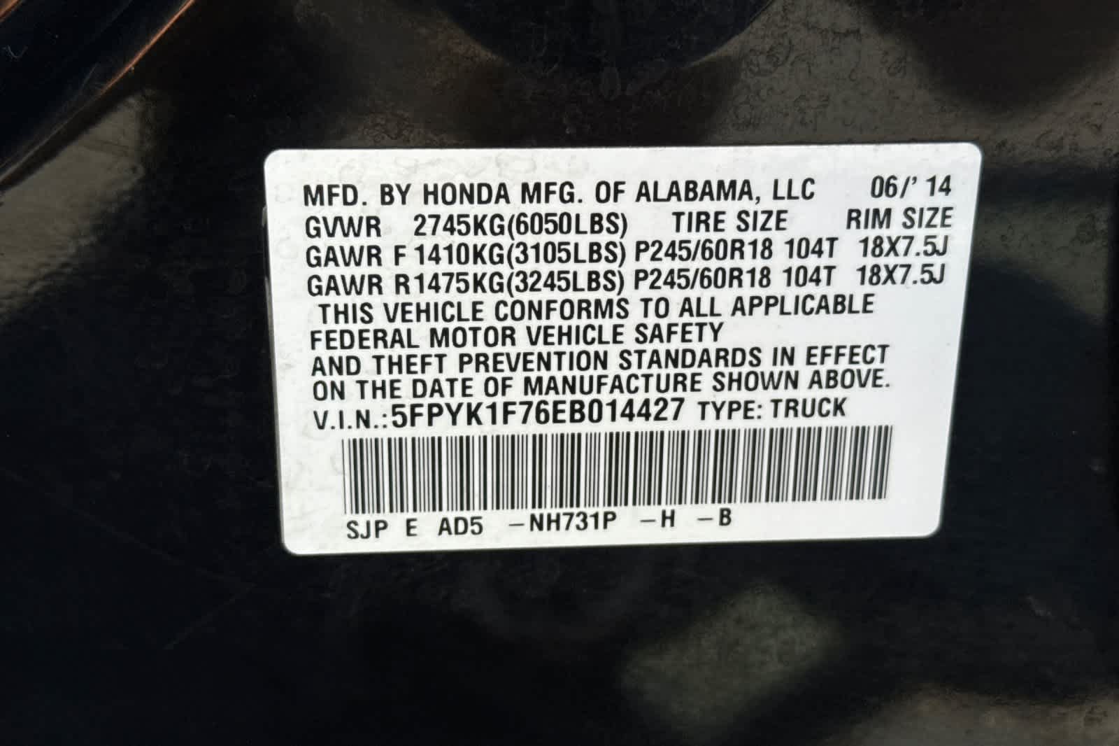 Used 2014 Honda Ridgeline Sport image 26