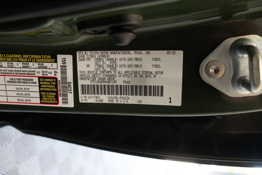 Used 2022 Toyota Tundra SR5 w/ Convenience Package RWD image 35