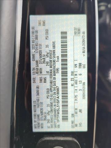 Certified 2025 Ford F150 Lariat w/ Equipment Group 501A Mid image 28