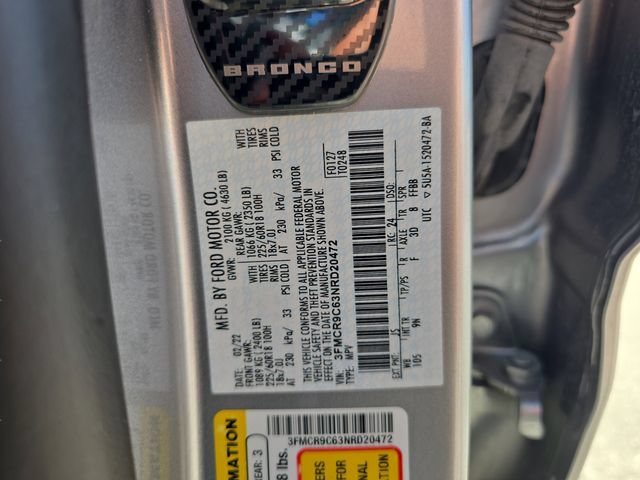 Used 2022 Ford Bronco Sport Outer Banks w/ Tech Package AWD/4WD image 28