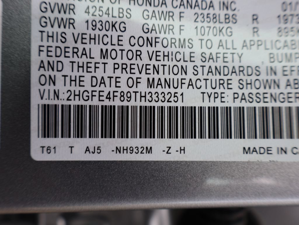 Certified 2026 Honda Civic Sport Touring image 35
