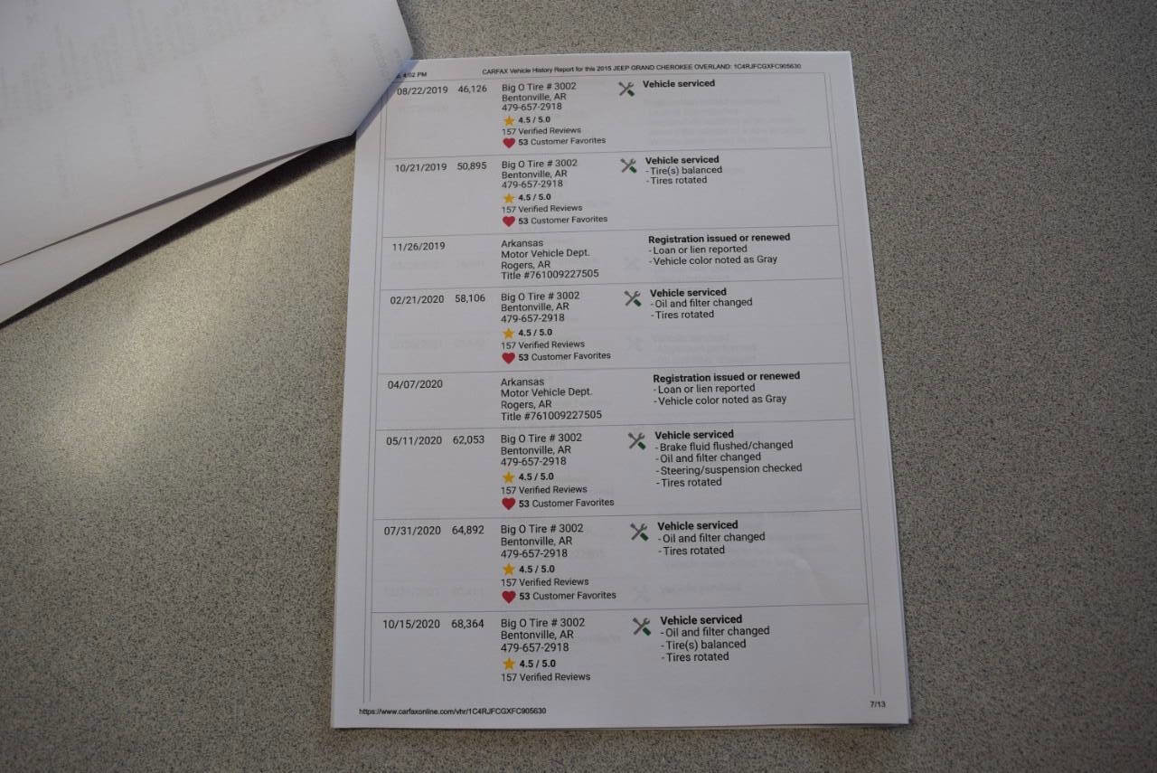 Used 2015 Jeep Grand Cherokee Overland image 70