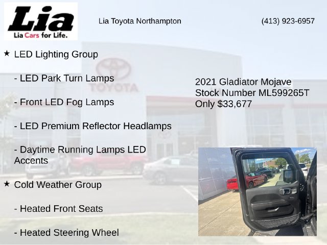 Used 2021 Jeep Gladiator Mojave AWD/4WD image 14