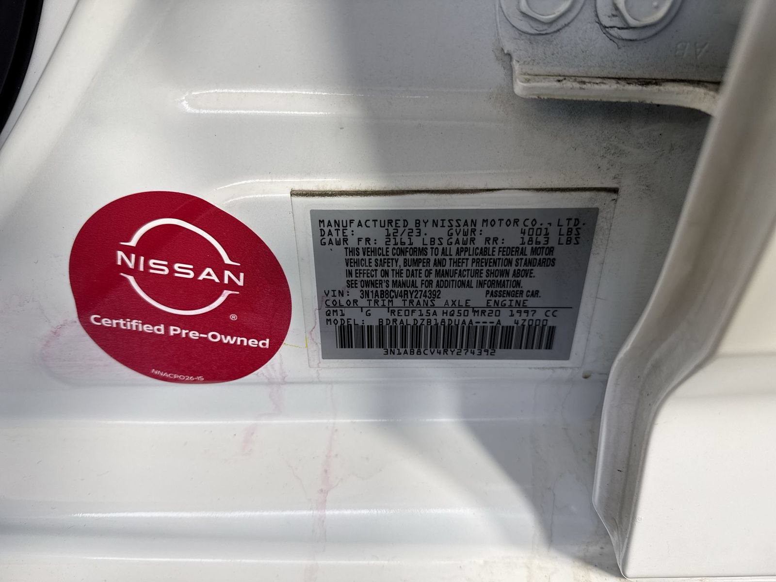 Used 2024 Nissan Sentra SV w/ All-Weather Package FWD image 36