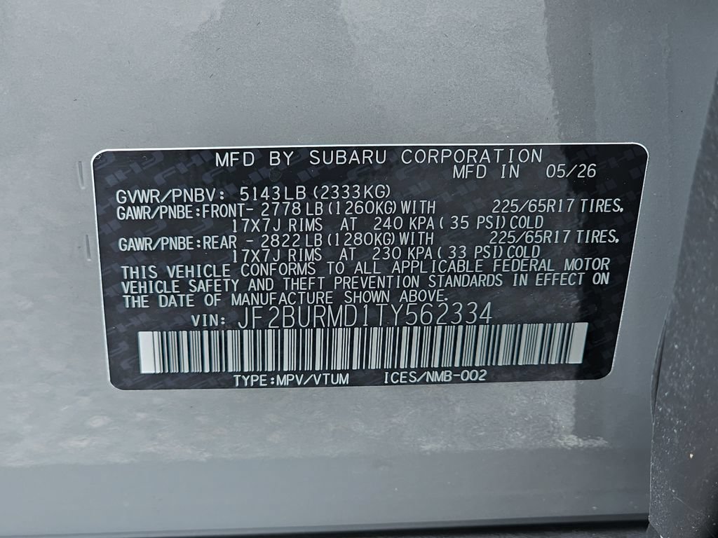 New 2026 Subaru Outback Wilderness AWD/4WD image 32