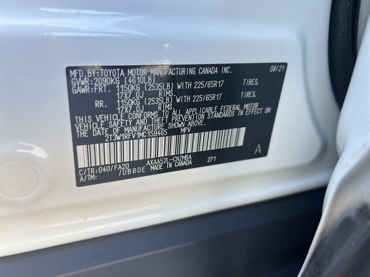 Used 2021 Toyota RAV4 XLE w/ Convenience Package FWD image 37