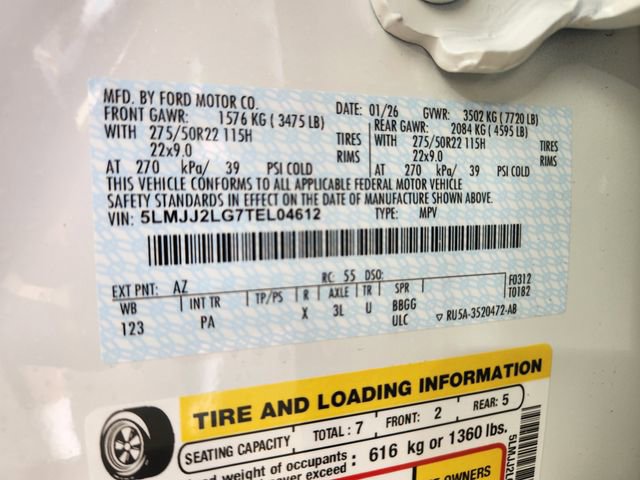 New 2026 Lincoln Navigator Reserve w/ Jet Appearance Package image 23