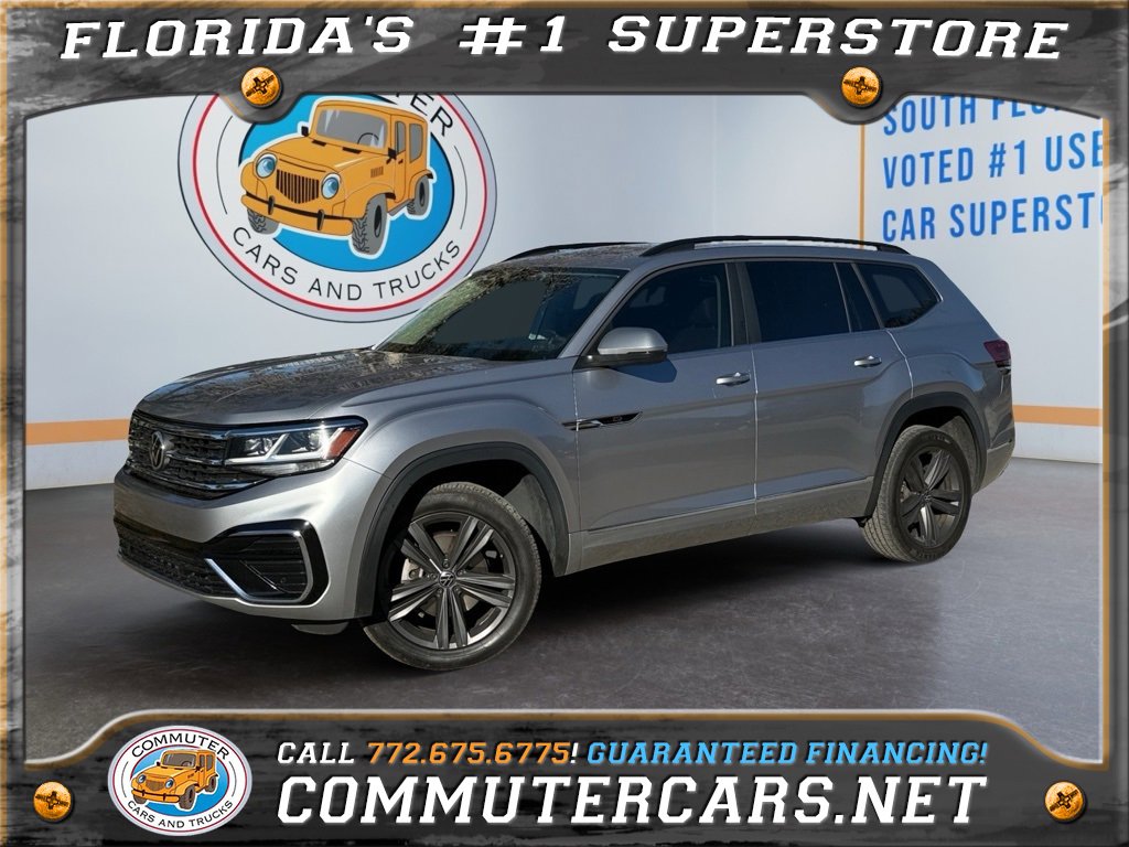 Used 2021 Volkswagen Atlas SE w/ Panoramic Sunroof Package image 1