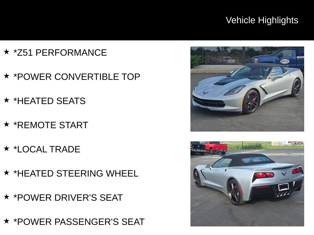 Used 2017 Chevrolet Corvette Stingray Convertible RWD image 4