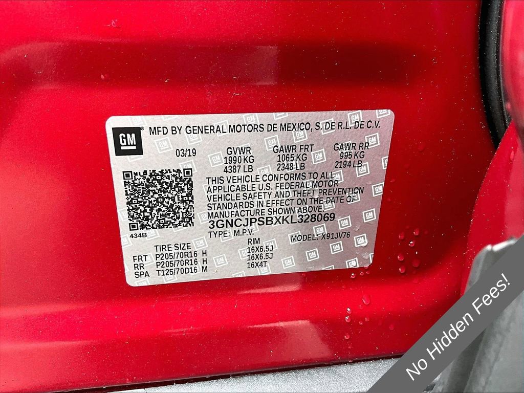Used 2019 Chevrolet Trax LT w/ LT Convenience Package AWD/4WD image 29