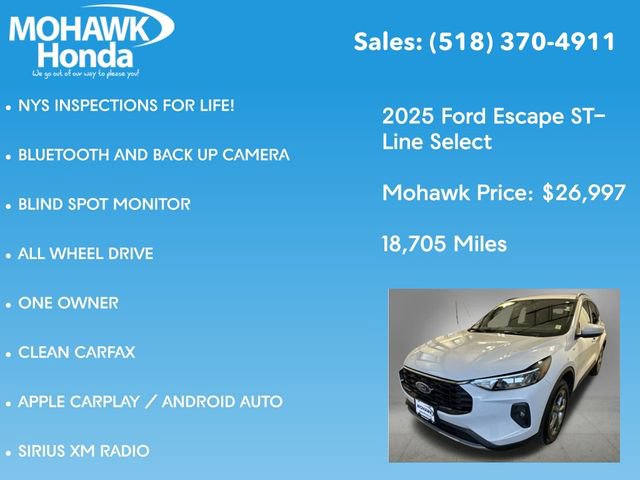 Used 2025 Ford Escape ST-Line Select AWD/4WD image 7