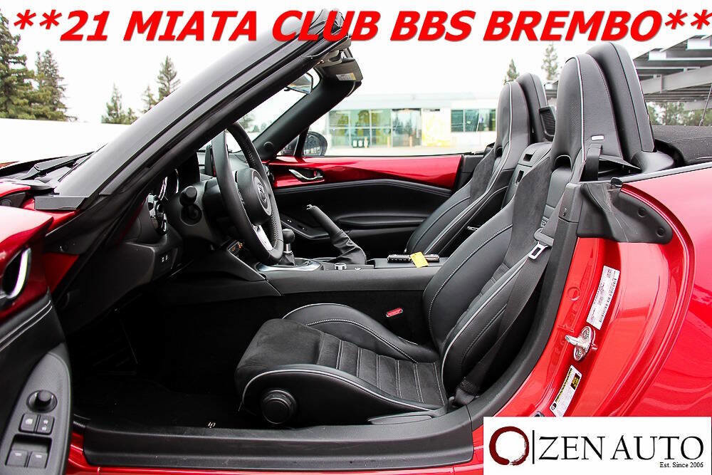 Used 2021 MAZDA MX-5 Miata Club w/ Brembo/BBS Recaro Package image 24