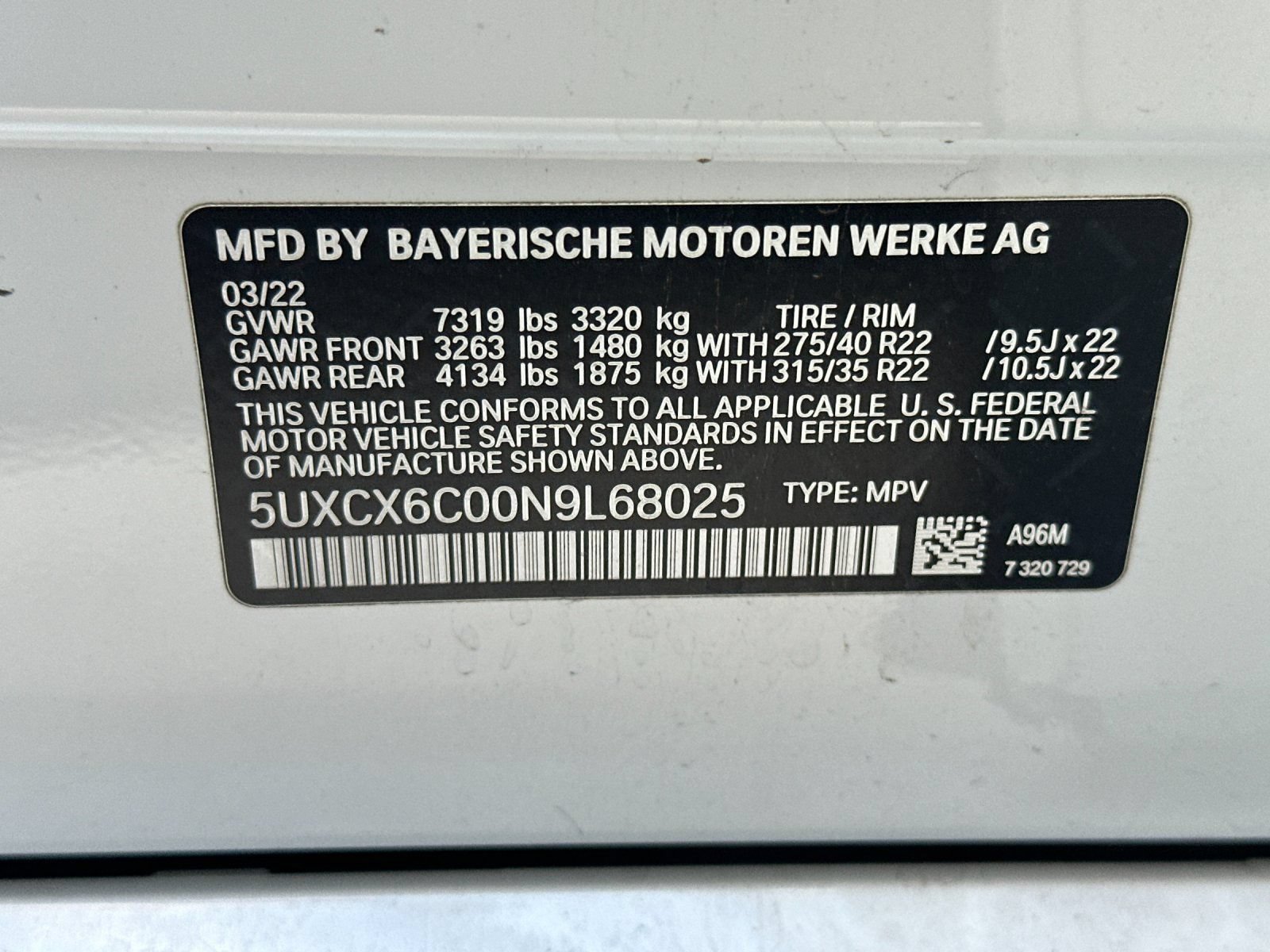 Used 2022 BMW X7 M50i AWD/4WD image 27