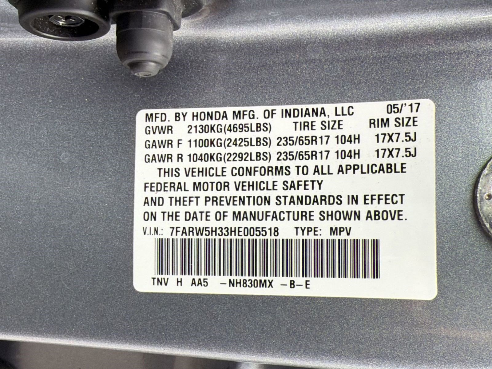Used 2017 Honda CR-V LX image 17