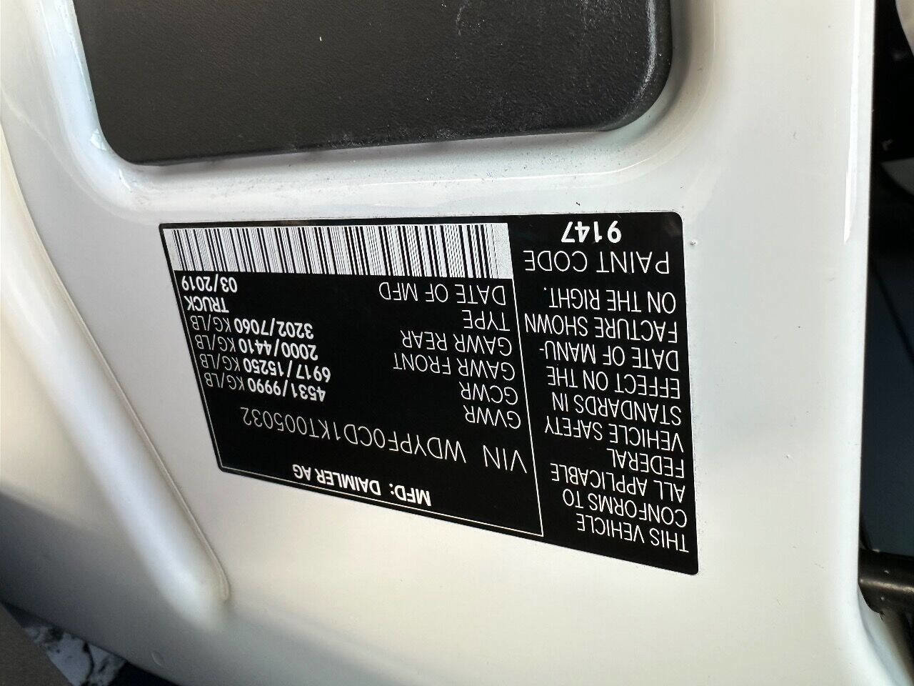 Used 2019 Freightliner Sprinter 3500 image 29