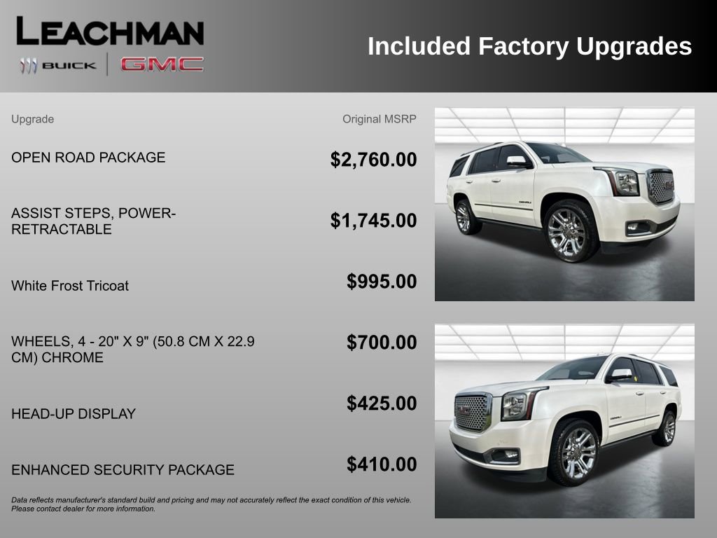 Used 2016 GMC Yukon Denali w/ Open Road Package image 10