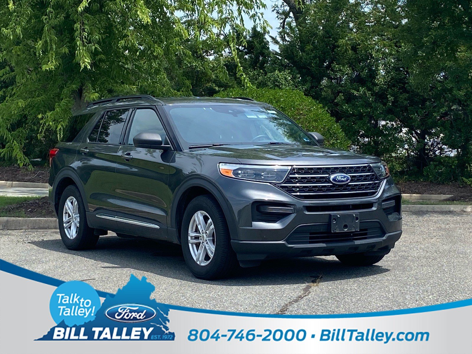 Certified 2020 Ford Explorer XLT w/ Comfort Package RWD image 1