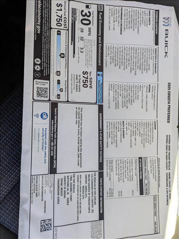 New 2025 Buick Envista Preferred w/ Advanced Safety Package image 16