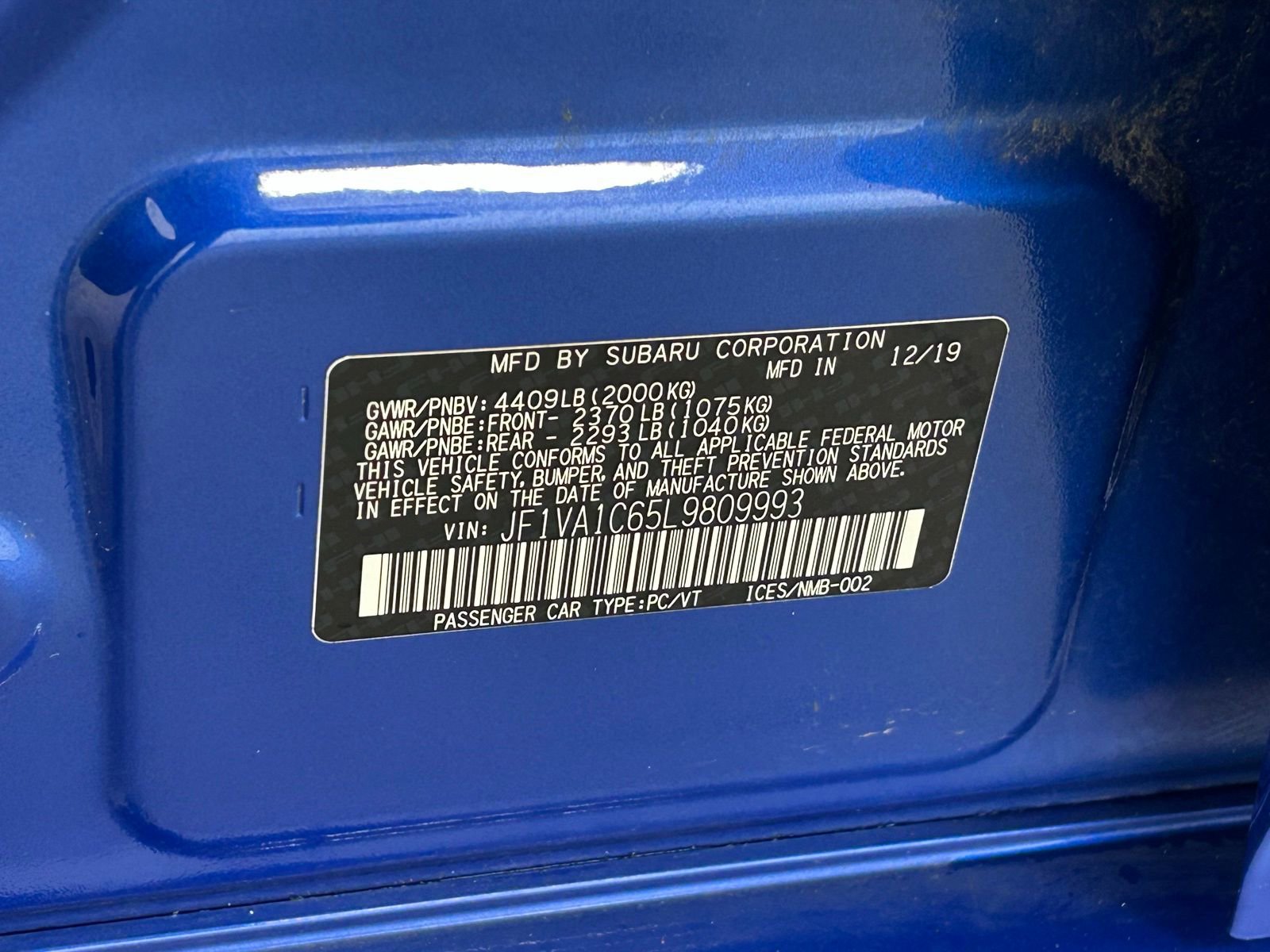 Used 2020 Subaru WRX Premium image 31