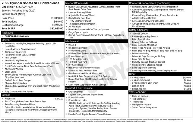 Used 2025 Hyundai Sonata SEL image 2