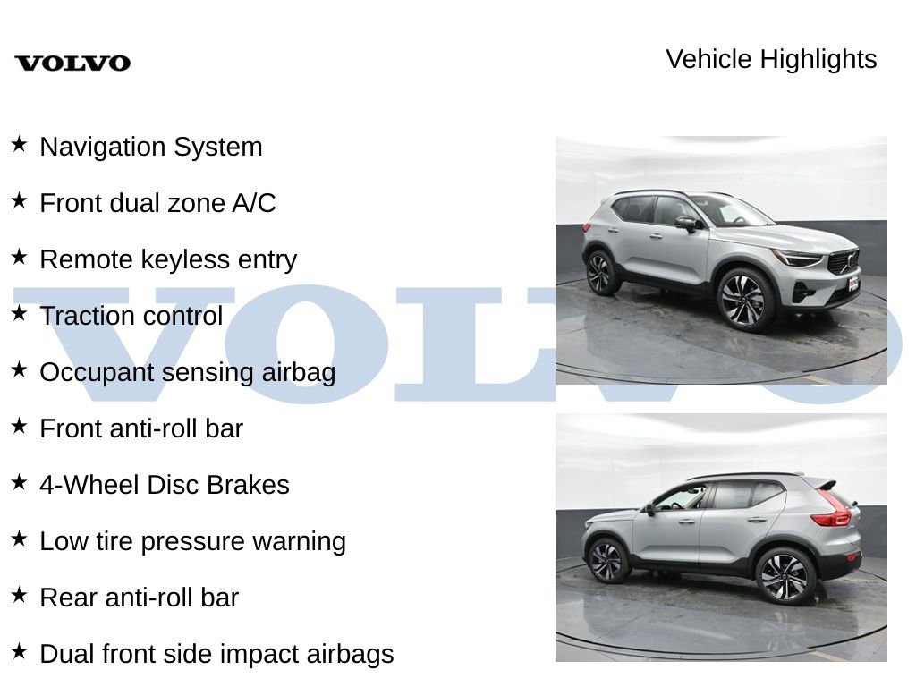 New 2025 Volvo XC40 B5 Ultra w/ Climate Package AWD/4WD image 2