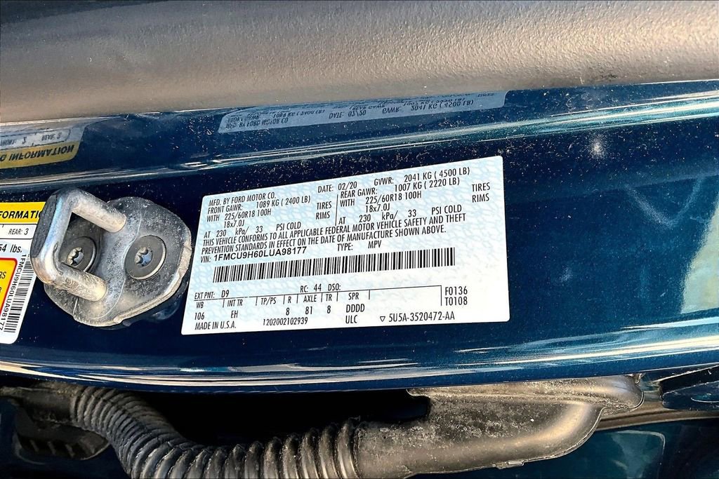Used 2020 Ford Escape SEL AWD/4WD image 19
