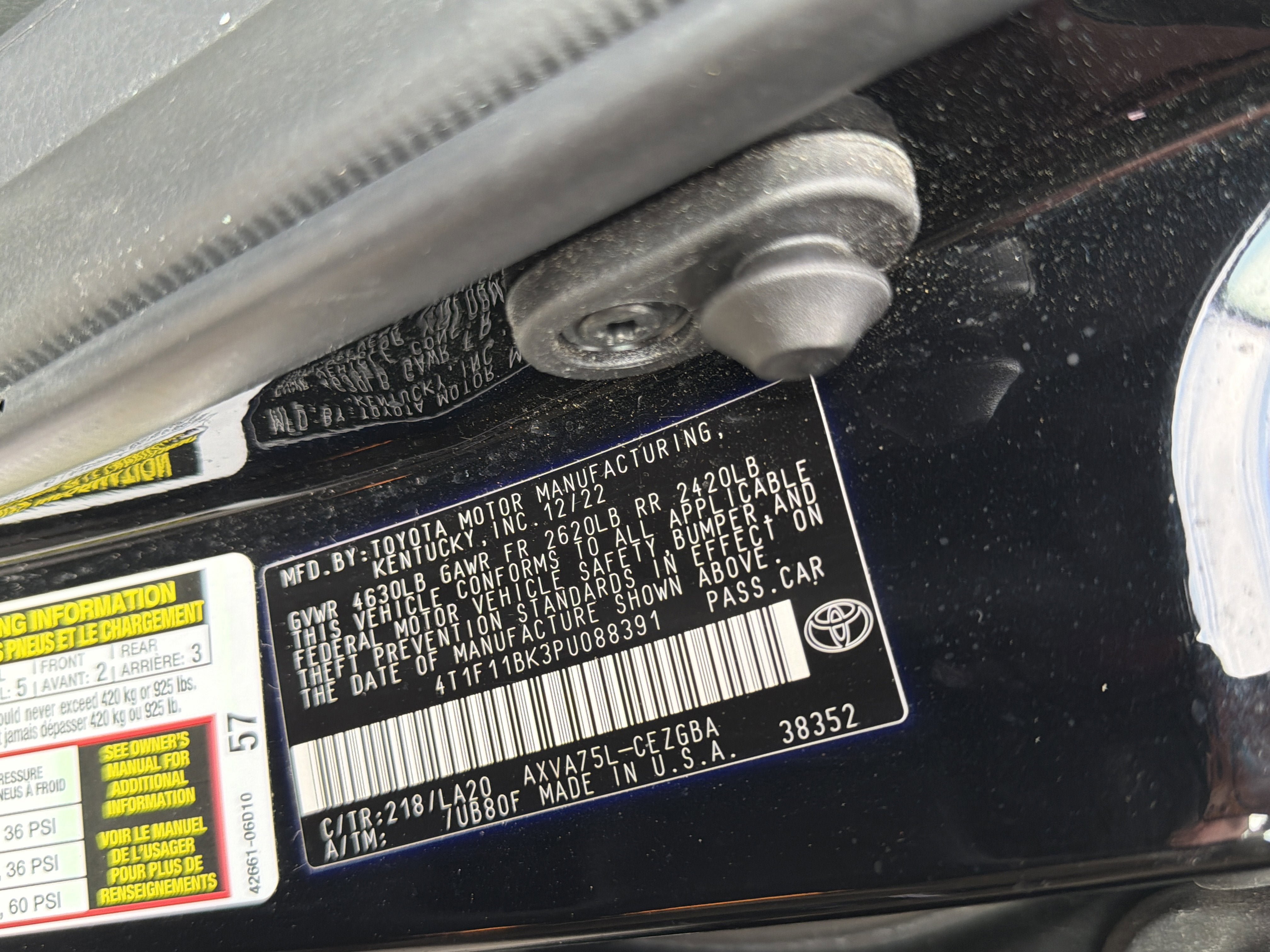 Used 2023 Toyota Camry XLE AWD/4WD image 24