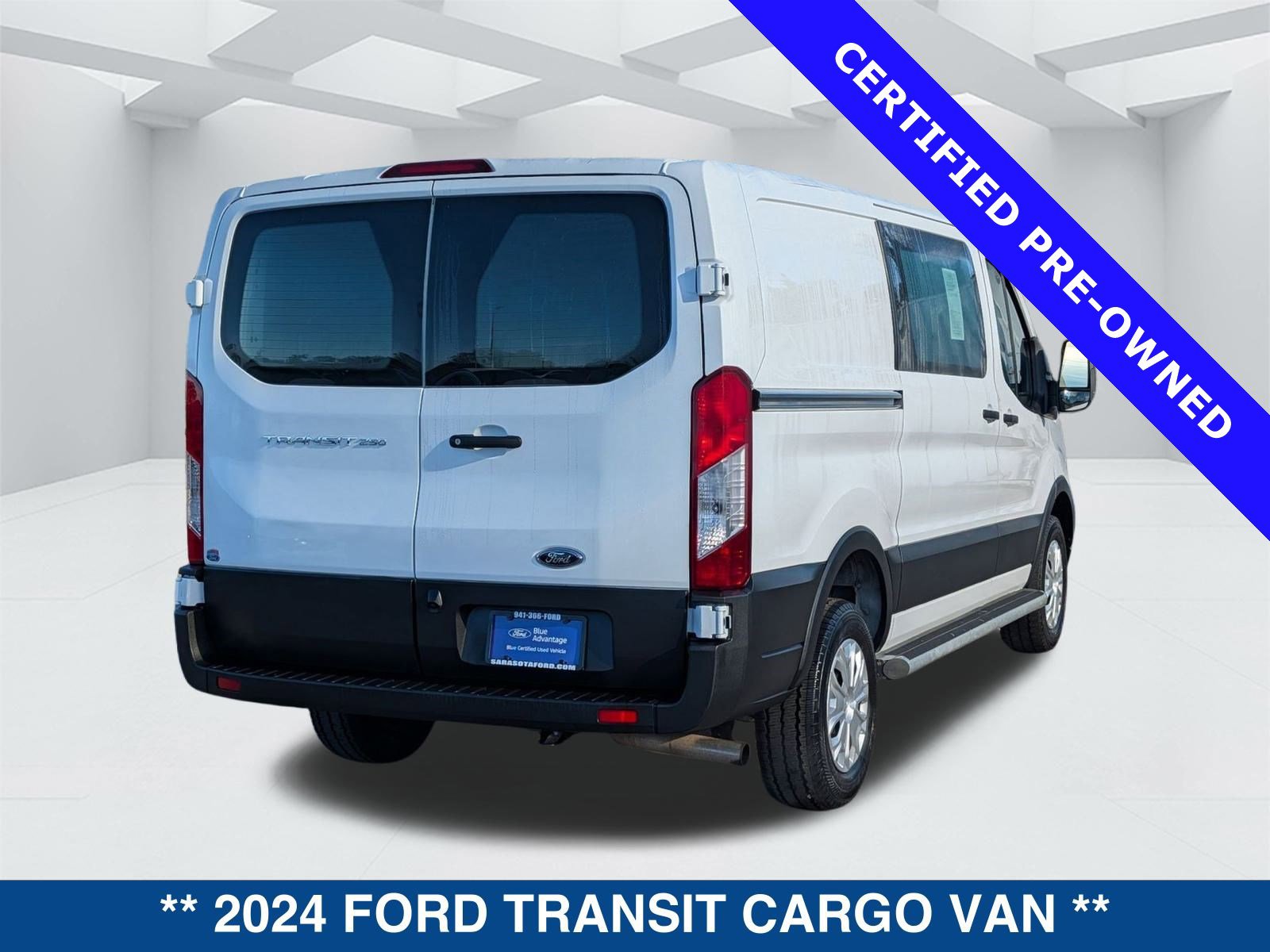Certified 2024 Ford Transit 250 Low Roof w/ Exterior Upgrade Package image 4