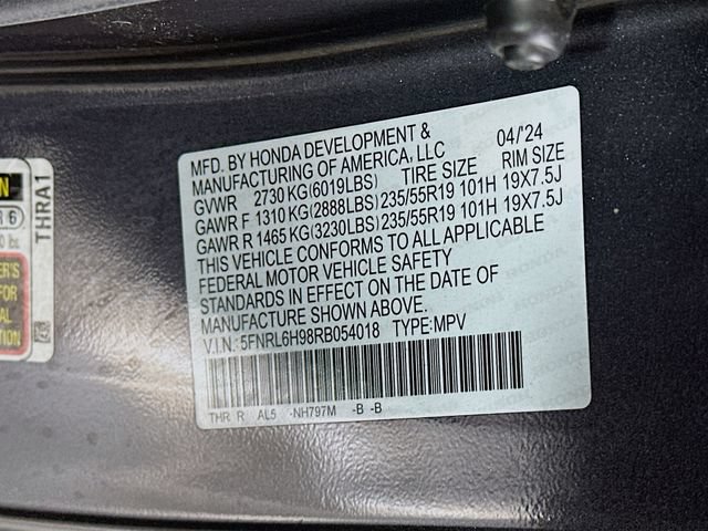 Certified 2024 Honda Odyssey Elite image 39