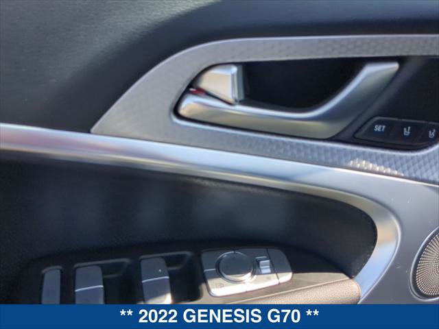 Used 2022 Genesis G70 3.3T w/ Sport Advanced Package RWD image 11