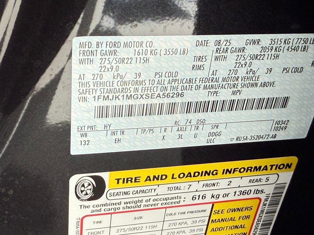 New 2025 Ford Expedition Max Platinum w/ Stealth Performance Package image 48