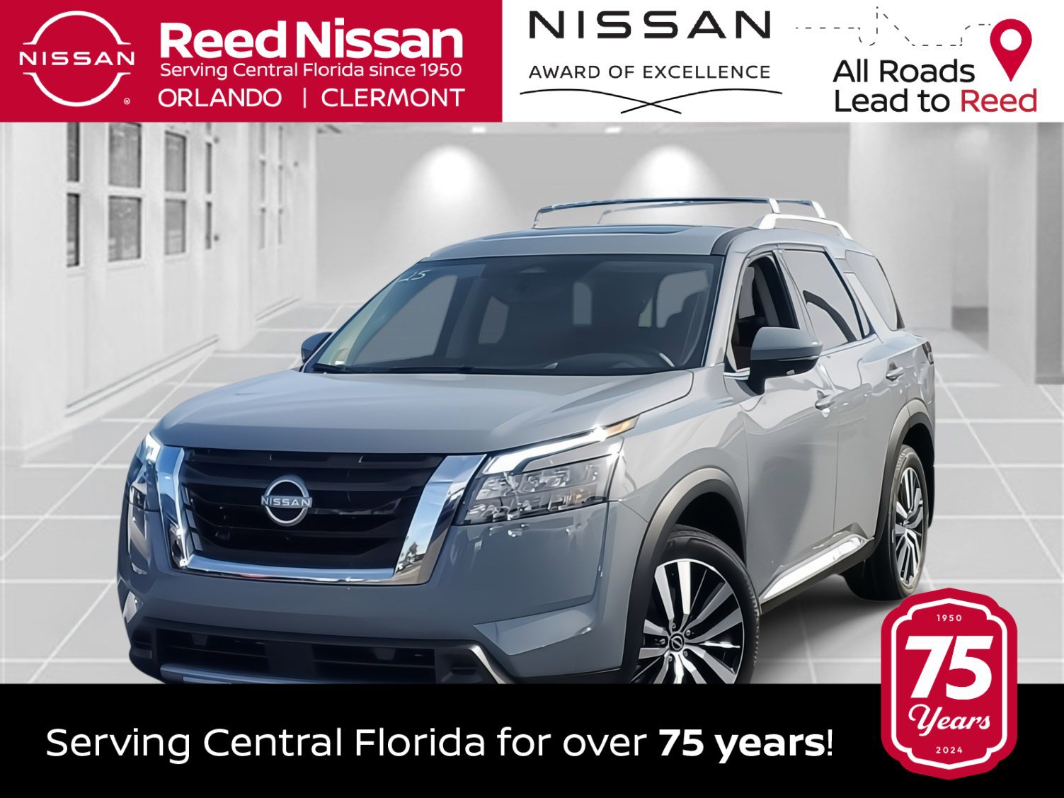 New 2025 Nissan Pathfinder Platinum w/ Cargo Package