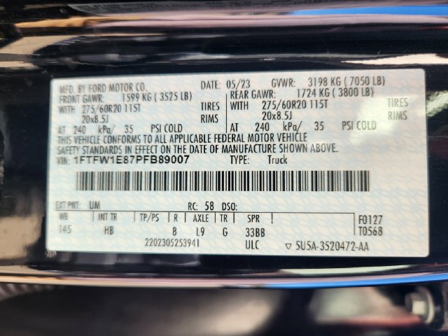 Certified 2023 Ford F150 Lariat w/ Equipment Group 502A High AWD/4WD image 27
