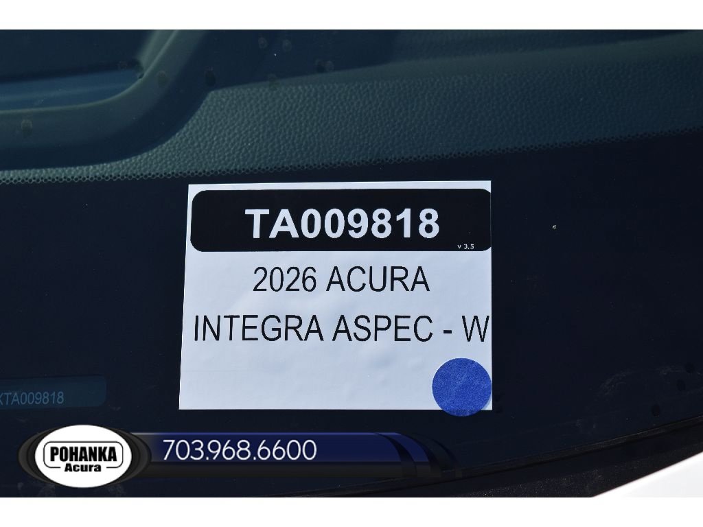 New 2026 Acura Integra A-Spec w/ Technology Package FWD image 36