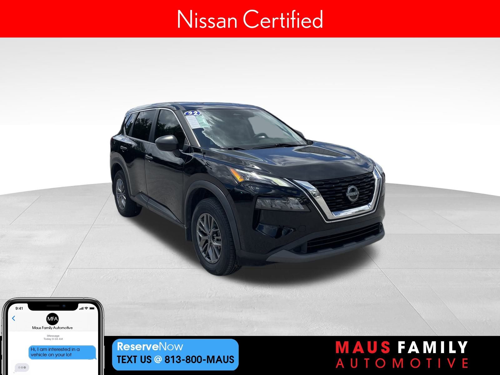 Certified 2022 Nissan Rogue S image 1