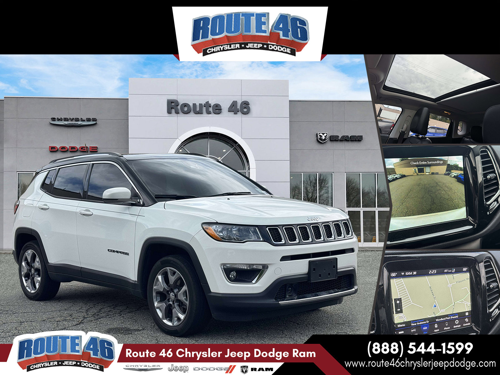 Used 2021 Jeep Compass Limited w/ Sun and Sound Group