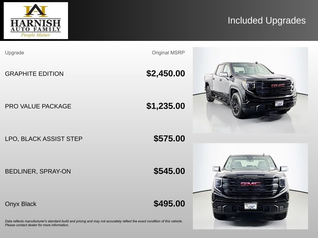 Used 2025 GMC Sierra 1500 Pro w/ Graphite Edition image 4