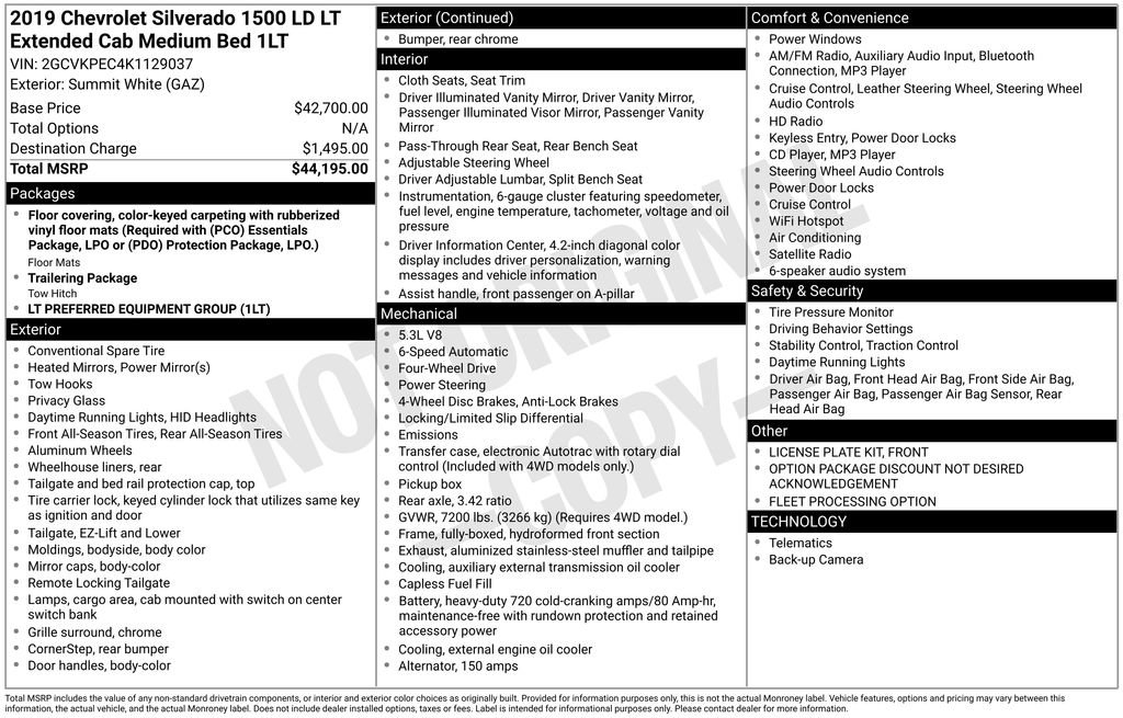 Used 2019 Chevrolet Silverado 1500 LT image 27